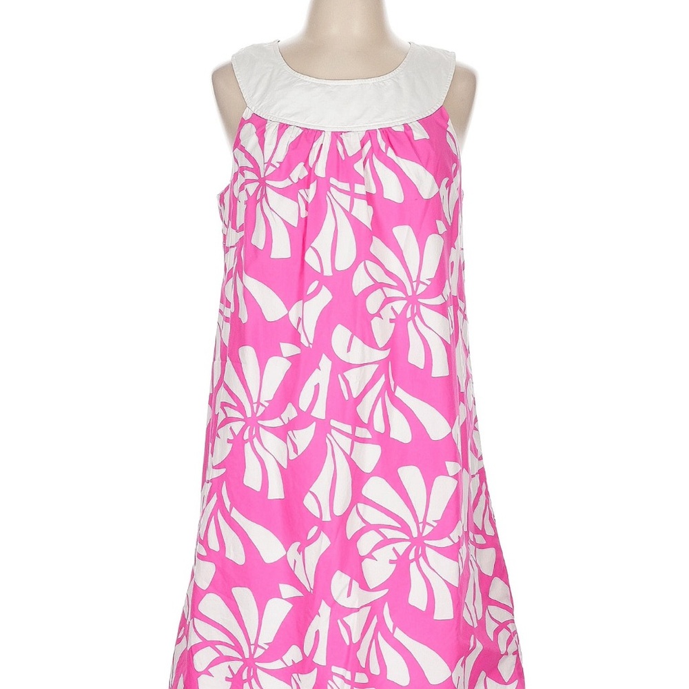 Lilly Pulitzer Pink and White A-Line Sundress
